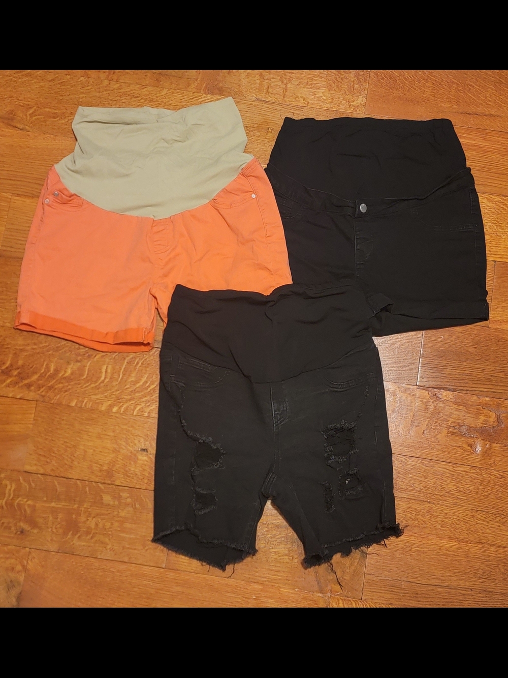 Maternity Shorts Lot | Size Large | Denim Jean Shorts